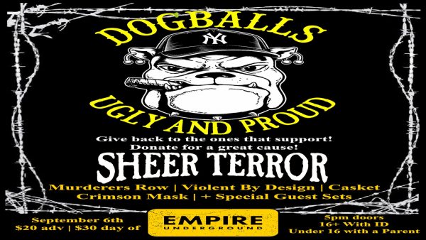 Dogballs: Ugly & Proud Benefit featuring Sheer Terror